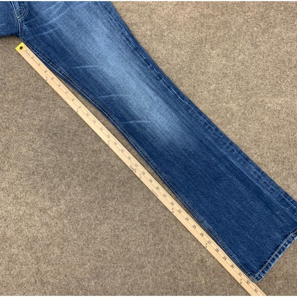 Vintage Diesel Jeans Womens 26 Bootcut Riden Low Rise 100% Cotton Whisker Denim - Picture 7 of 12